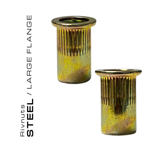 Rivnut | LARGE FLANGE Steel