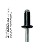 Blind Rivet | DOME Aluminium/Steel(Colour)