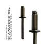 Blind Rivet | DOME Stainless Steel/Stainless Steel