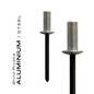 Blind Rivet | SEALED DOME Aluminium/Steel